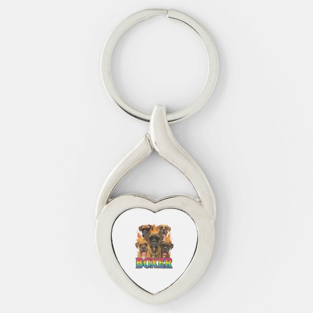 Boxer  keychain (Front)