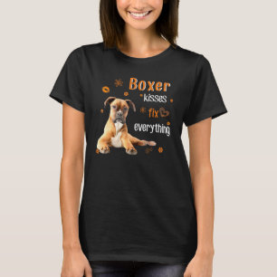 Boxer Kisses Fix Everything T-Shirt