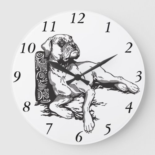 boxer large clock