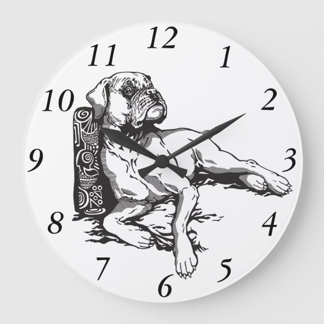boxer large clock (Front)