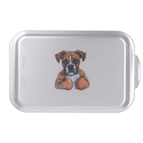 Boxer Love Apparel _ Cute Boxer Dog Design  Cake Pan