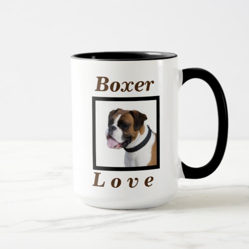 Boxer Love Cute Dog Gift for Her or Him Coffee Mug