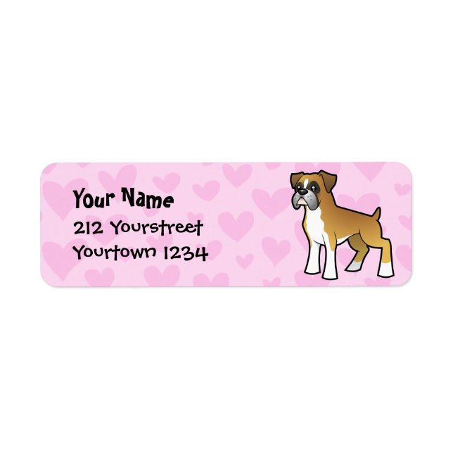 Boxer Love Label (Front)