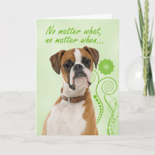 Boxer Love/Support Card