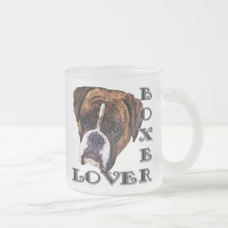 Boxer lover frosted mug