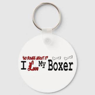 Boxer Lovers Gifts Keychain
