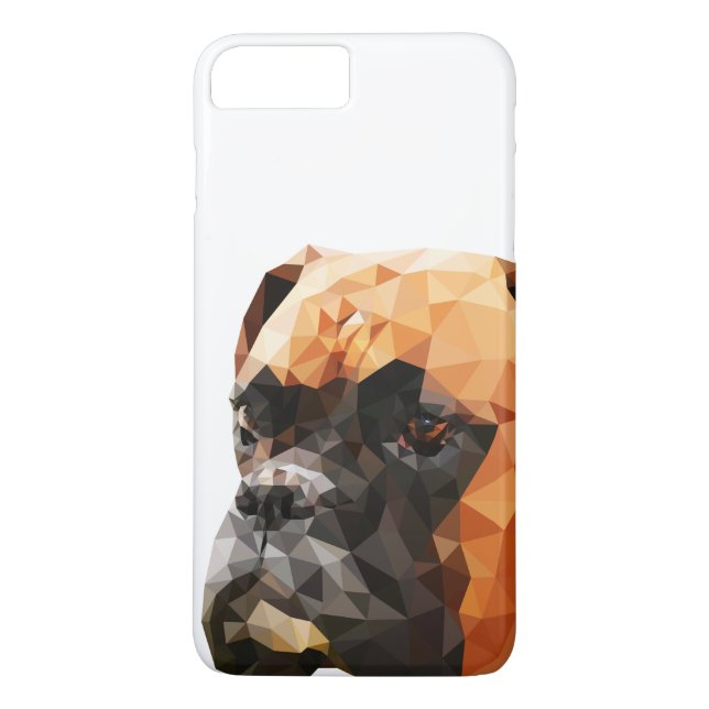 Boxer Low Poly Art Case-Mate iPhone Case (Back)