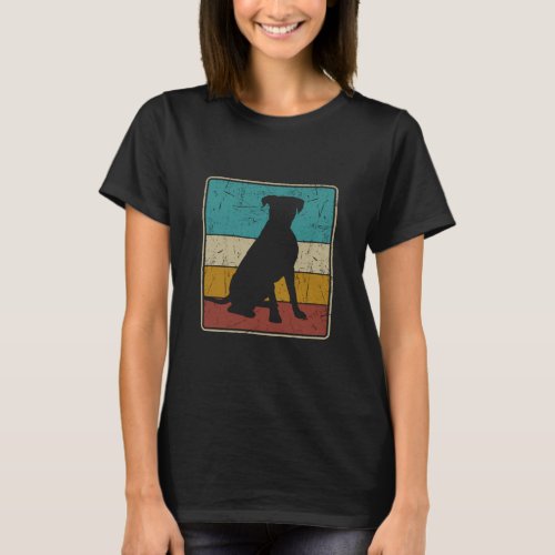 Boxer   Men Women Boxer Vintage Dog  T_Shirt