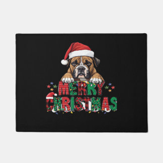 Boxer - Merry Christmas Dog Oversized T-Shirt Doormat