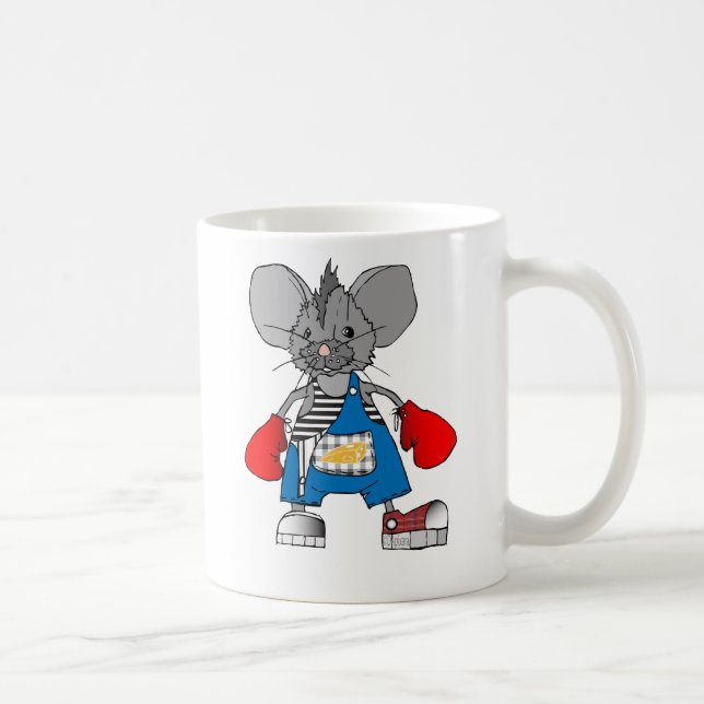 Boxer Mice Mike Mouse Mug (Right)