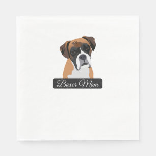 Boxer Mom 1 Napkins