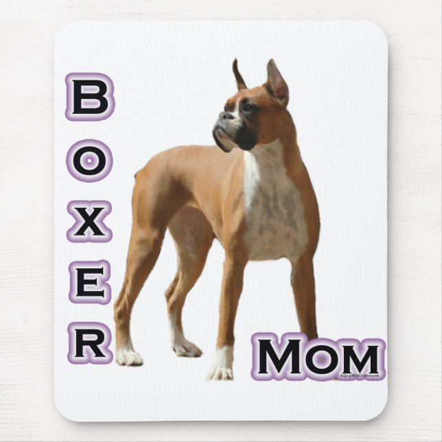 Boxer Mom 4 Mouse Pad (Front)