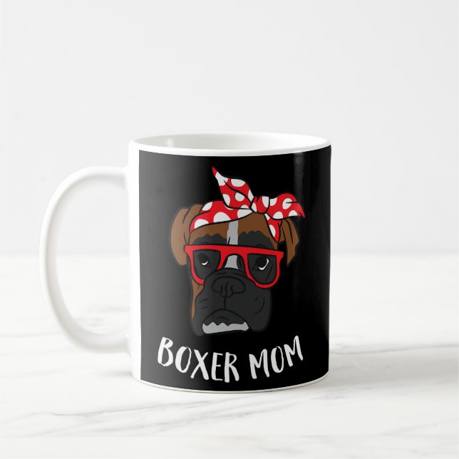 Boxer Mom Boxer Mama For Boxer Mom Coffee Mug (Left)