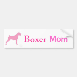 Boxer Mom Bumper Sticker