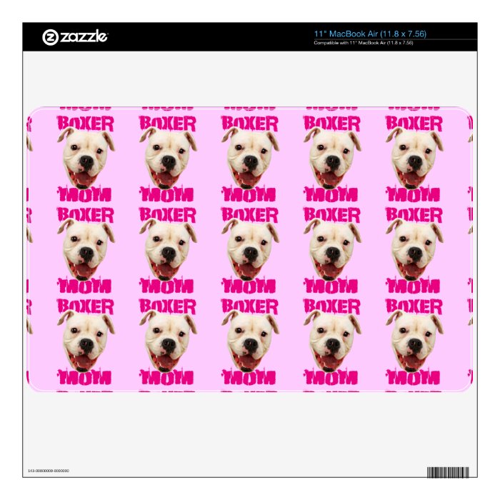 Boxer Mom Dog 11" MacBook Air (11.8 x 7.56) skin Skins For The MacBook Air