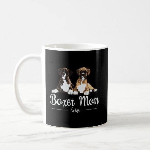 Boxer Mom Fur Life Womens Design Coffee Mug