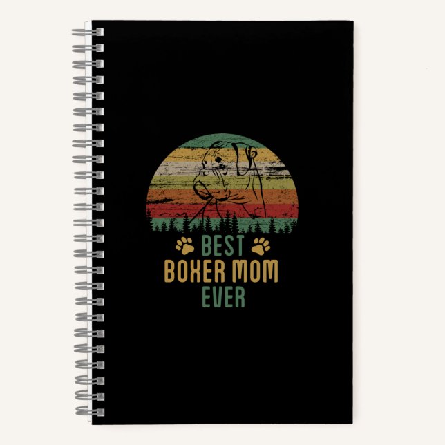 Boxer mom notebook (Front)