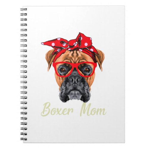 Boxer Mom Notebook