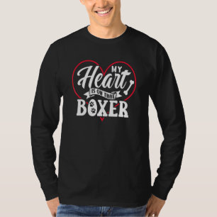 Boxer Mom Paw Heart T-Shirt
