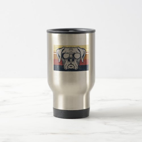 Boxer Mom Pet Owner Dog Breed Lover Mommy Travel Mug