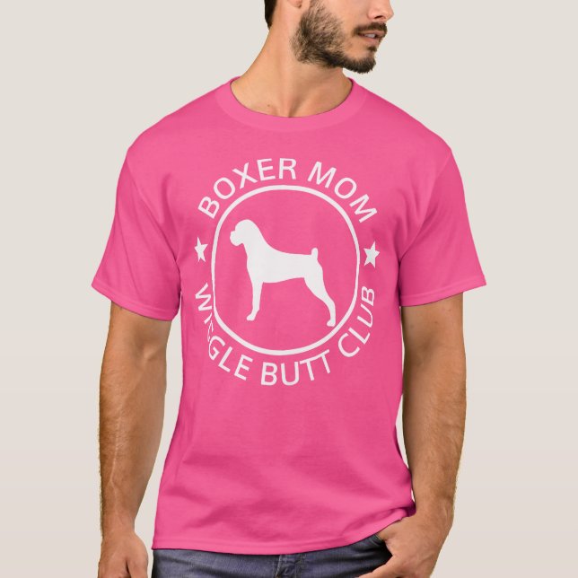 Boxer Mom Tshirt For Boxer Lovers (Front)
