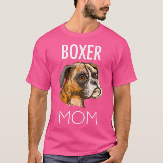 Boxer Mom Tshirt Tee T Shirt