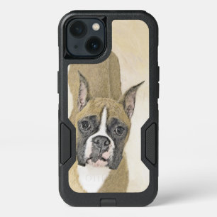 Boxer Painting - Cute Original Dog Art iPhone 13 Case