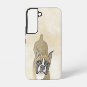 Boxer Painting - Cute Original Dog Art Samsung Galaxy S22 Case