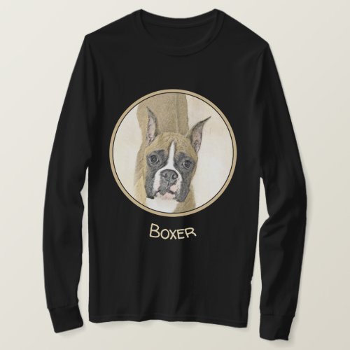 Boxer Painting _ Cute Original Dog Art T_Shirt