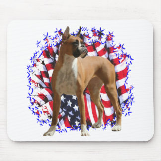 Boxer Patriot Mouse Pad
