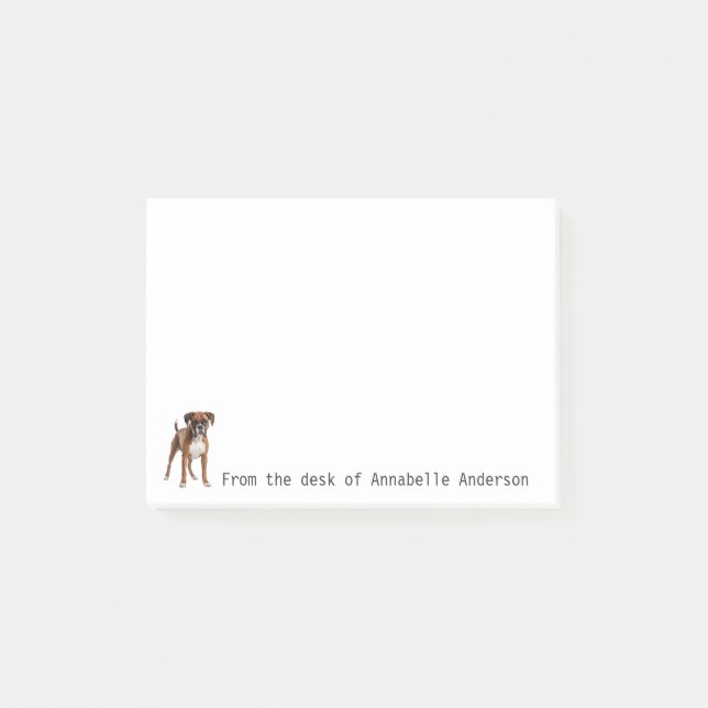 Boxer Personalize Post-it Notes (Front)