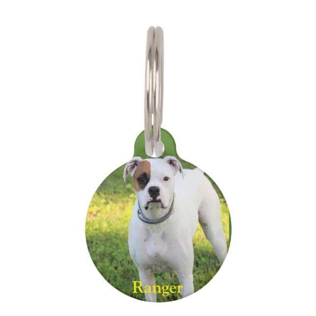 Boxer Pet ID Tag (Front)