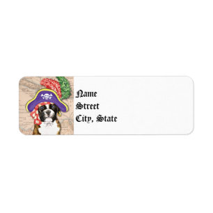 Boxer Pirate Label