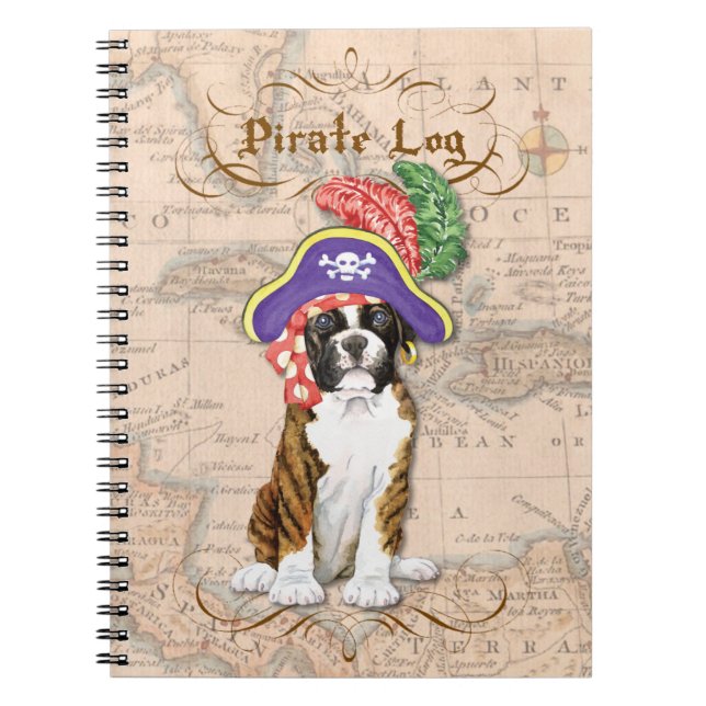 Boxer Pirate Notebook (Front)