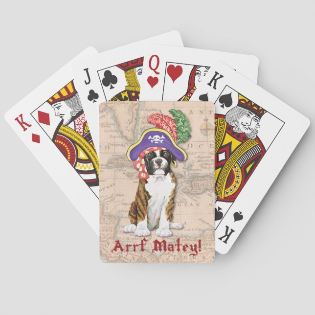 Boxer Pirate Poker Cards (Back)