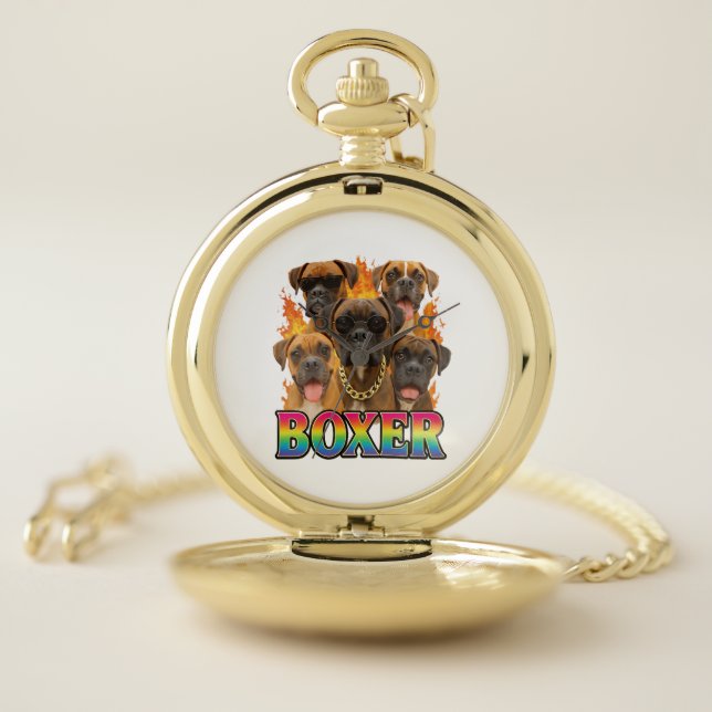 Boxer  pocket watch (Inside)