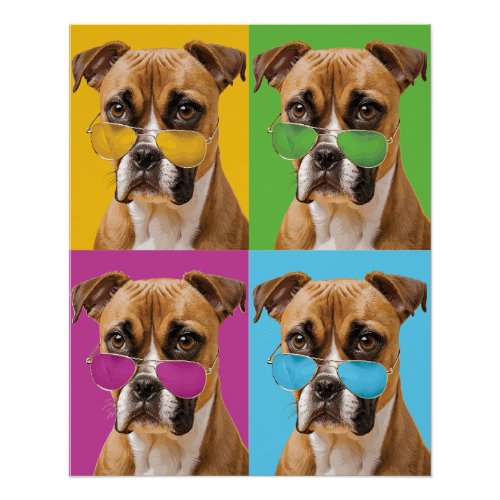 Boxer Pop Art Poster