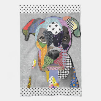 Boxer Portrait Towel