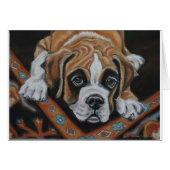 Boxer pup cards (Front Horizontal)