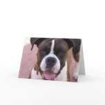 Boxer Pup Greeting Card