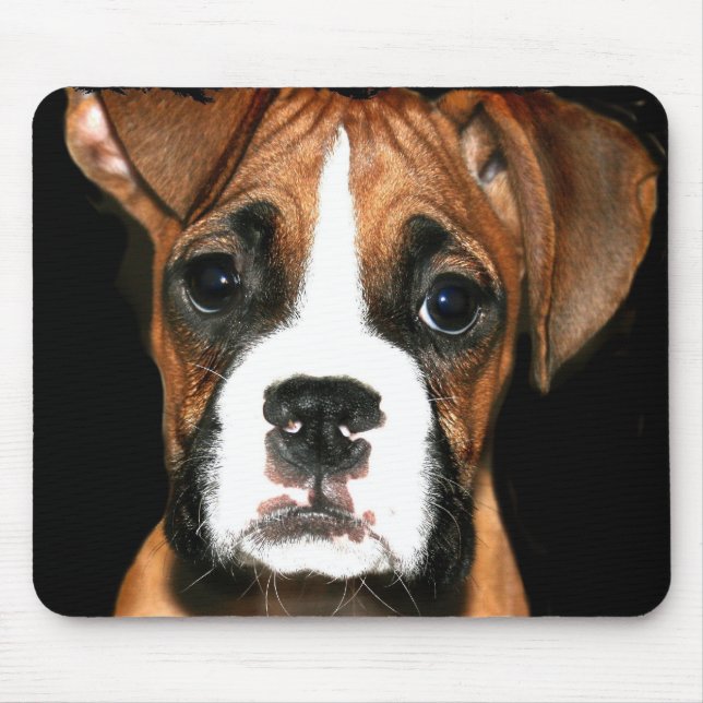 Boxer pup mousepad (Front)