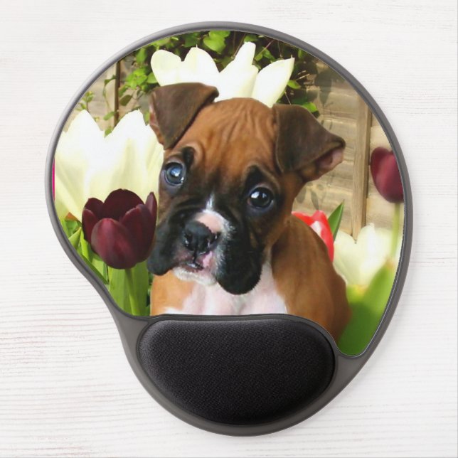 Boxer puppy gel mousepad (Front)