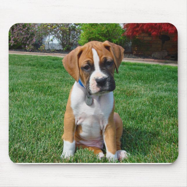 Boxer Puppy Mousepad (Front)
