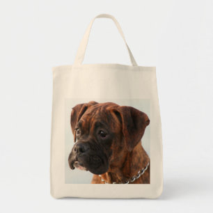 Boxer puppy tote bag