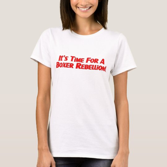 Boxer Rebellion / Vote Ma'am Out Ladies T T-Shirt
