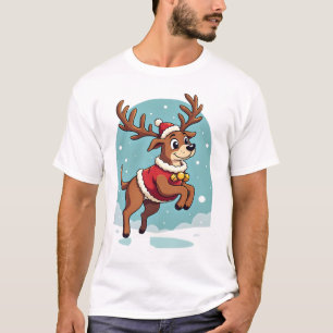 Boxer Reindeer Dash T-Shirt