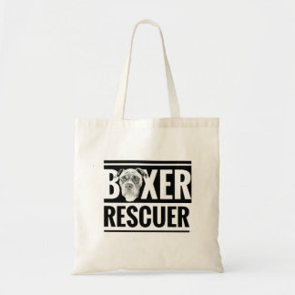 Boxer Rescuer Tote Bag