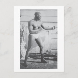 Boxer Sam Langford Postcard