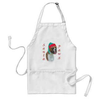 Boxer Santa Paws Adult Apron