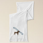 Boxer Scarf<br><div class="desc">Go Wild~ and Keep warm. Brindle Boxer dog motif on a One size fits all (93” x 16”) Sheer Jersey Scarf. Choose from a selection of colors. You chan change out graphics with your own, just upload what you want from your own computer or camera. Made om th USA. by...</div>